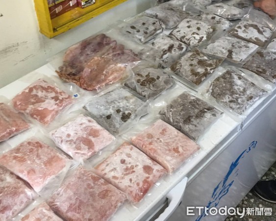 ▲南彰化1間食品行專售越南不明肉品。（圖／彰化專勤隊提供）