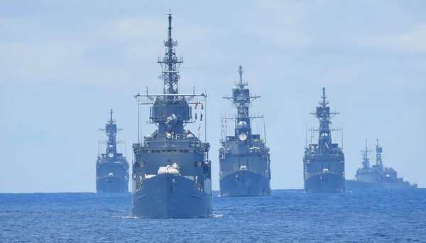 ▲▼海軍艦隊指揮部日前在台灣東部海域執行艦隊戰術對抗操演。（圖／海軍艦隊指揮部臉書）