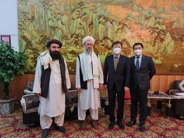 ▲▼塔利班會見中國大使　北京：雙方有暢通、有效的溝通磋商。（圖／翻攝穆罕默德·納伊姆推特）