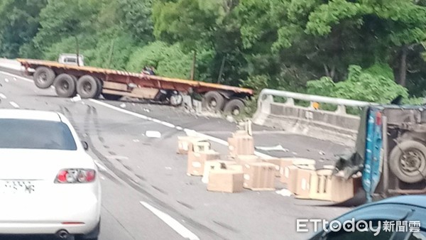 ▲國3南下83k死亡車禍。（圖／記者陳凱力翻攝）