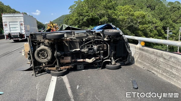 ▲國3南下83k死亡車禍。（圖／記者陳凱力翻攝）