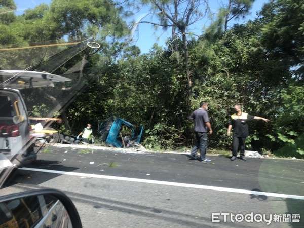 ▲國3南下83k死亡車禍。（圖／記者陳凱力翻攝）