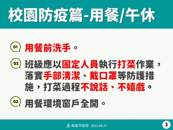 ▲▼9/1開學，高雄校園防疫懶人包。（圖／高雄市政府提供）