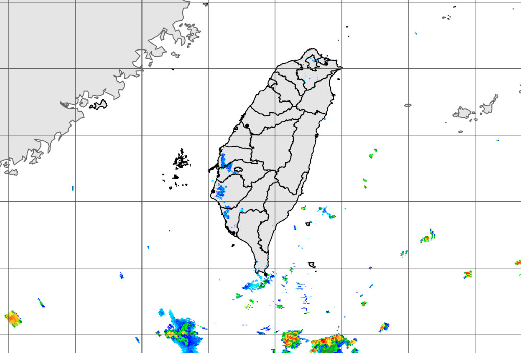 ▲▼各地天氣炎熱，午後雷雨範圍侷限山區。（圖／氣象局）