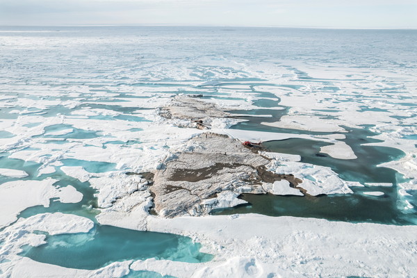 ▲▼科學家意外在格陵蘭北岸發現世界最北端島嶼。（圖／路透）