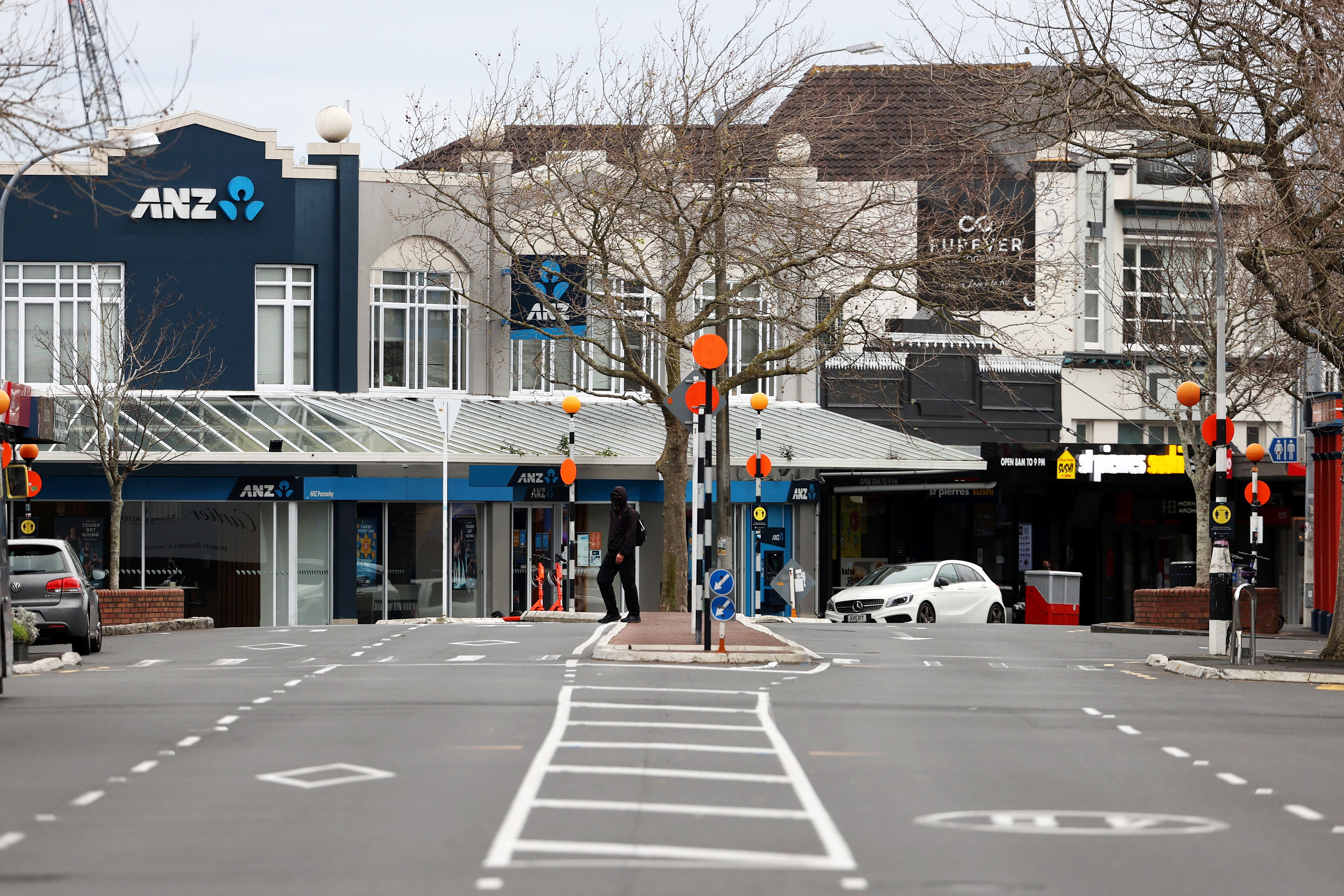 ▲▼紐西蘭宣布全國封城後的奧克蘭（Auckland）街景。（圖／路透）