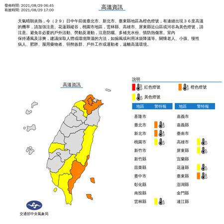 ▲▼高溫警示。（圖／記者許維寧攝）