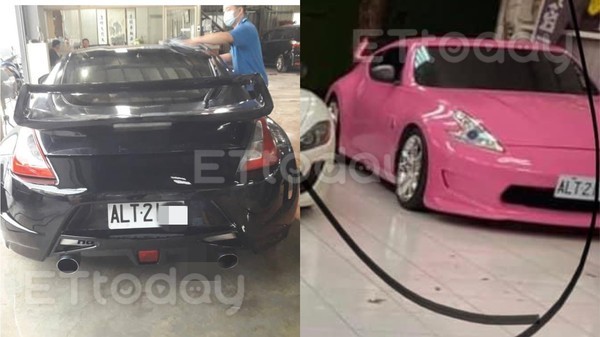 ▲林小彬女友的粉紅色超跑遭爆料有買賣爭議             。（圖／爆料民眾提供）