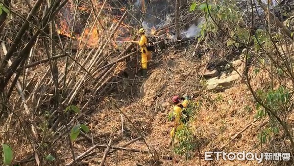 ▲保七總隊第8大隊查獲李姓男子涉嫌造成內門區林班地森林火災             。（圖／民眾提供，以下同）