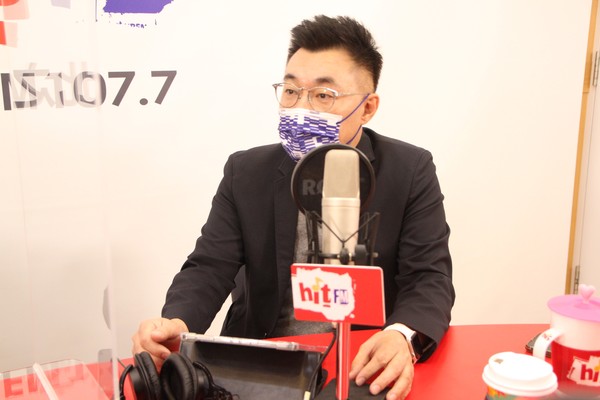 ▲▼江啟臣接受專訪。（圖／Hit Fm《嗆新聞》製作單位提供）