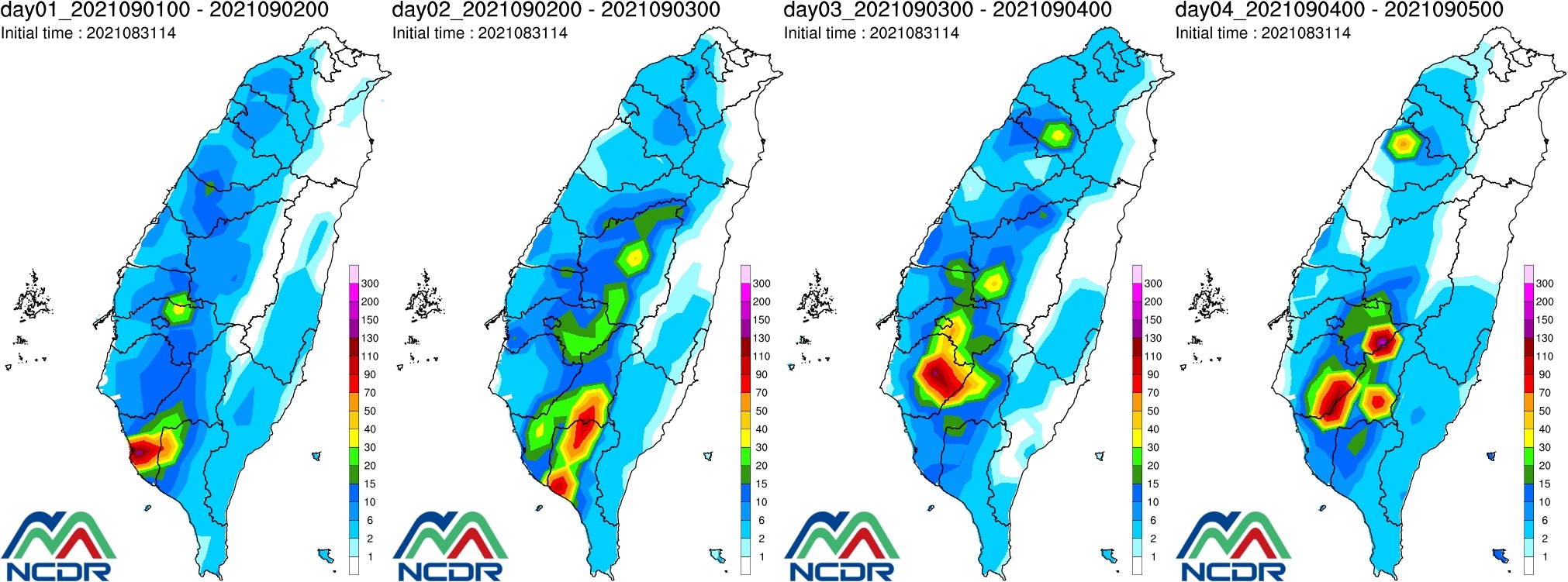 ▲▼             。（圖／中央氣象局、NCDR、翻攝NOAA）