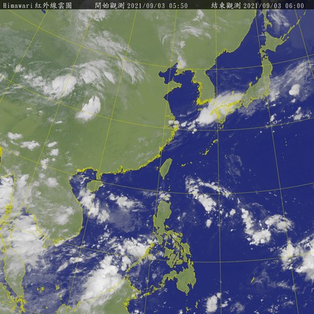 ▲▼衛星雲圖。（圖／翻攝中央氣象局）