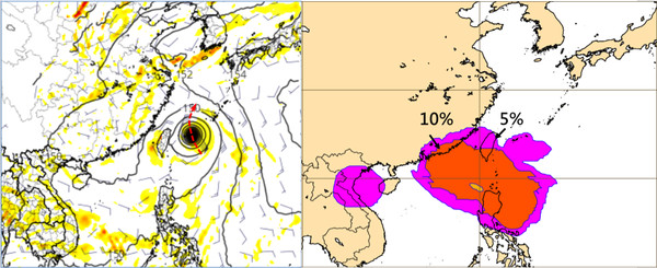 ▲▼衛星雲圖。（圖／翻攝中央氣象局）
