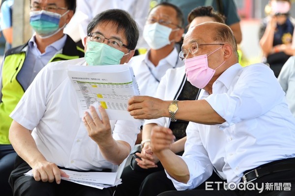 ▲行政院長蘇貞昌視察屏東科學園區             。（圖／屏東縣政府提供，以下同）