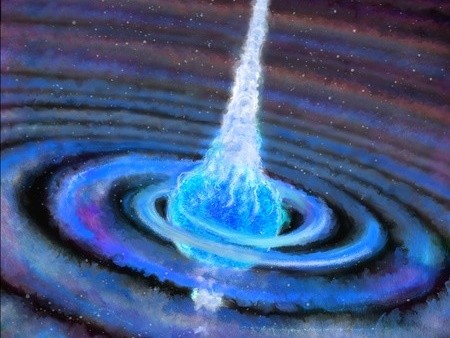 ▲▼恆星吞噬黑洞後發生超新星大爆炸。（圖／翻攝自加州理工學院官網）
