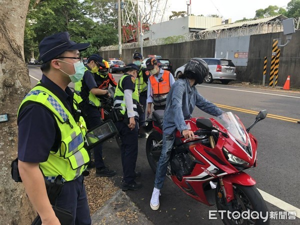 ▲警、監單位聯合於縣道139線進行大執法，維護道路安全。（圖／記者唐詠絮翻攝）