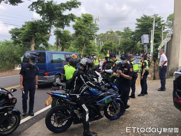 ▲警、監單位聯合於縣道139線進行大執法，維護道路安全。（圖／記者唐詠絮翻攝）