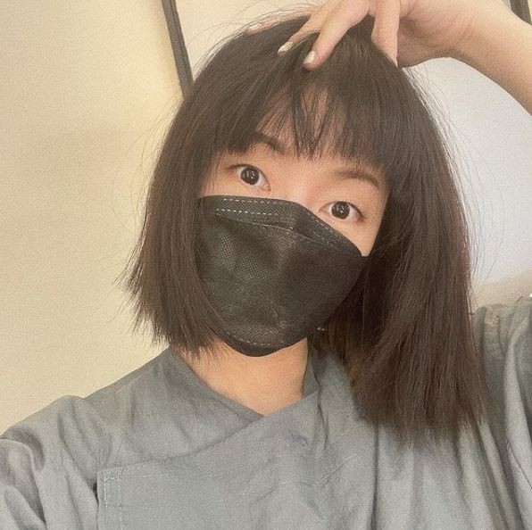 ▲KIMIKO罕見剪短髮，清新模樣頗受好評。（圖／翻攝自Instagram／dancekimiko）