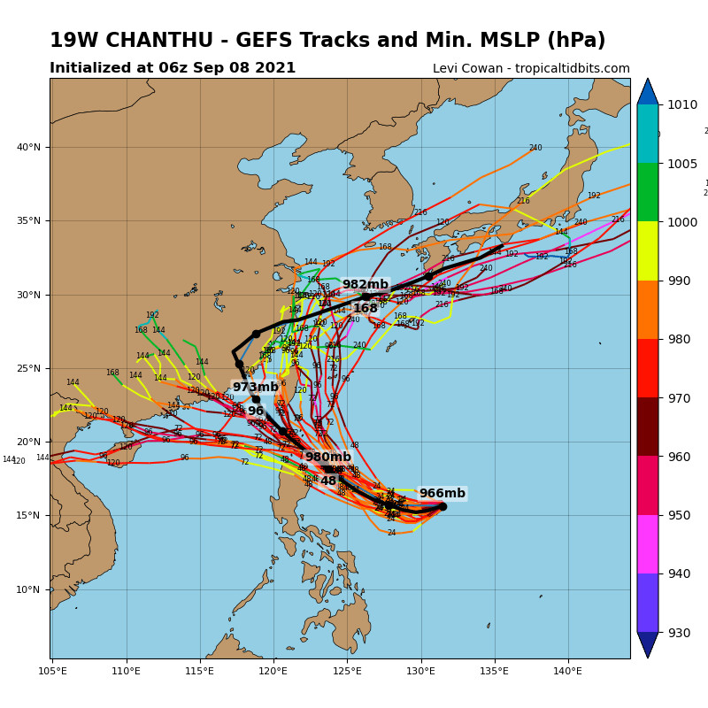 ▲▼璨樹颱風。（圖／NCDR、翻攝JTWC、tropicaltidbits）