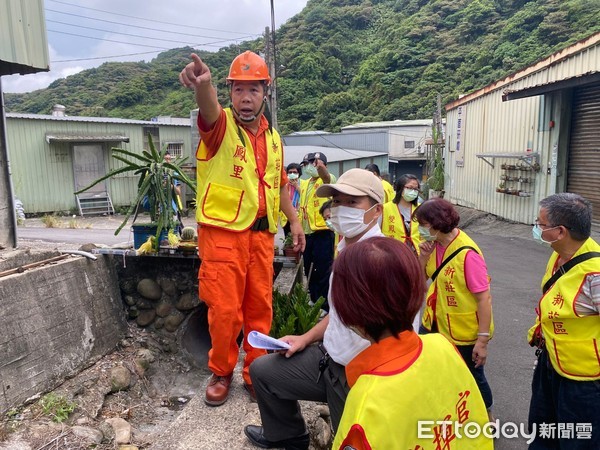 ▲新北土石流自主防災社區2.0 新莊雙鳳里26日實兵演練。（圖／新北市農業局提供）