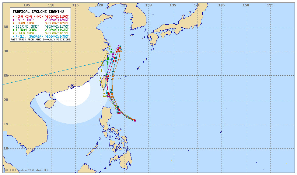 ▲▼璨樹颱風。（圖／中央氣象局、NCDR、翻攝NOAA、RAMMB、typhoon2000）