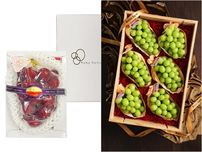 麝香葡萄輸了！一串要價1萬元「羅馬紅寶石」開賣　貴婦買單10盒
