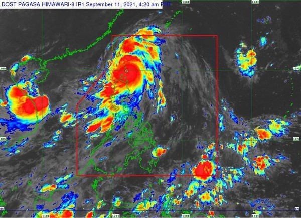 ▲▼璨樹颱風登陸菲律賓。（圖／翻攝自PAGASA）
