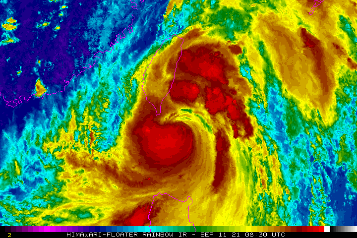 ▲▼璨樹颱風。（圖／中央氣象局、NCDR、翻攝NOAA、RAMMB）
