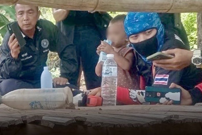 ▲▼ 泰國清邁1歲女童獲救。（圖／翻攝自Coconuts Bangkok）