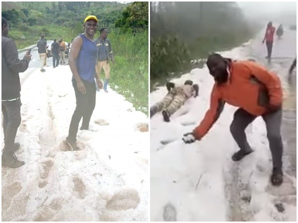 赤道罕見下雪了 非洲人嗨爆 趴雪地玩耍 畫面曝冰雹砸破民宅 Ettoday國際新聞 Ettoday新聞雲