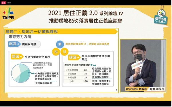 ▲▼        房地稅改「自住輕稅＋多屋重稅＋公益減稅」　北市論壇精彩火花「實現居住正義」     。（圖／北市提供）