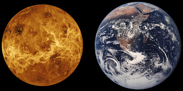 ▲▼金星與地球。（圖／取自免費圖庫pixabay）
