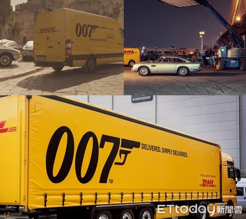 ▲DHL第5次為007系列電影提供運輸及物流解決方案。（圖／DHL提供）