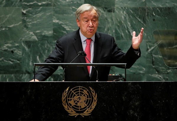▲▼聯合國秘書長古特瑞斯（António Guterres）。（圖／路透）