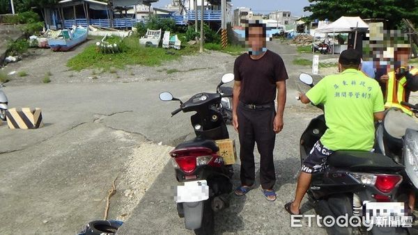 ▲東港警分局逮獲李姓男子在小琉球涉嫌捕抓鴿子，訊後送辦            。（圖／民眾提供，以下同）