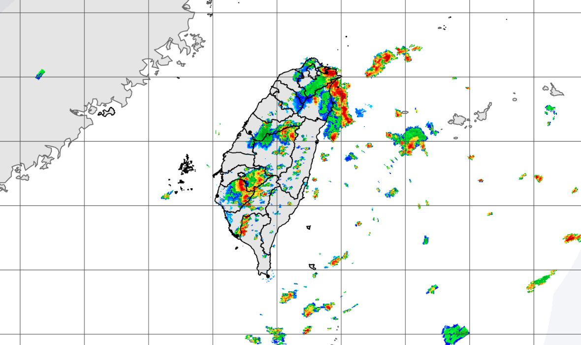 ▲▼氣象局發布大雨特報。（圖／氣象局）