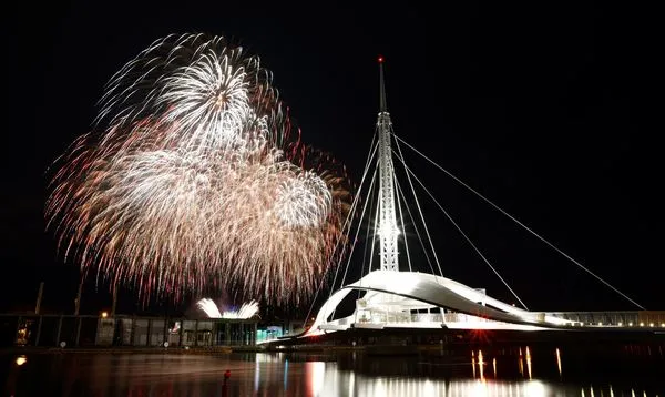 ▲▼2021國慶煙火在高雄，煙火試放。（圖／高雄市政府提供）