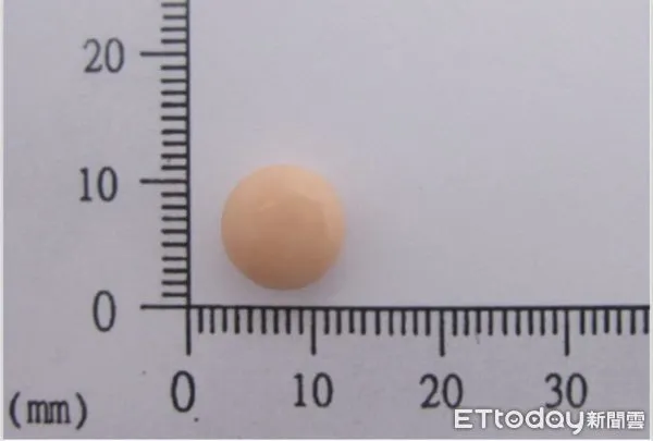 ▲▼美定隆糖衣錠60公絲（溴化/啶斯狄明）。（圖／食藥署提供）