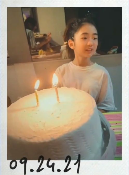 ▲曹格愛女Grace 11歲生日。（圖／翻攝自Facebook／媽咪速玲）