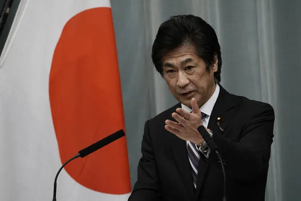 ▲▼日本厚生勞動大臣田村憲久。（圖／達志影像／美聯社）