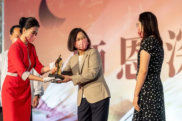 ▲▼總統蔡英文出席師鐸獎頒獎。（圖／總統府提供）