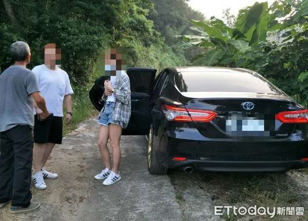 ▲彰化1對情侶，日前到苗栗哈比丘遊玩後，誤信導航開入苗栗山區，遂趕緊報警求援。（圖／記者黃孟珍翻攝）
