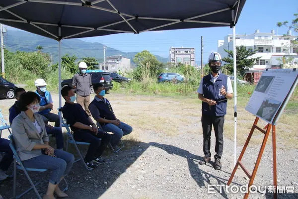 ▲台東市知本公園新建工程開工。（圖／記者楊漢聲翻攝）