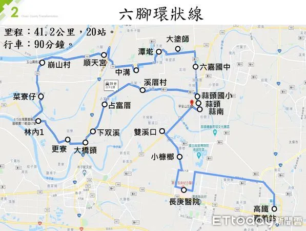 ▲▼ 六腳鄉幸福巴士六腳環狀線10月12日正式營運 。（圖／嘉義縣政府提供）