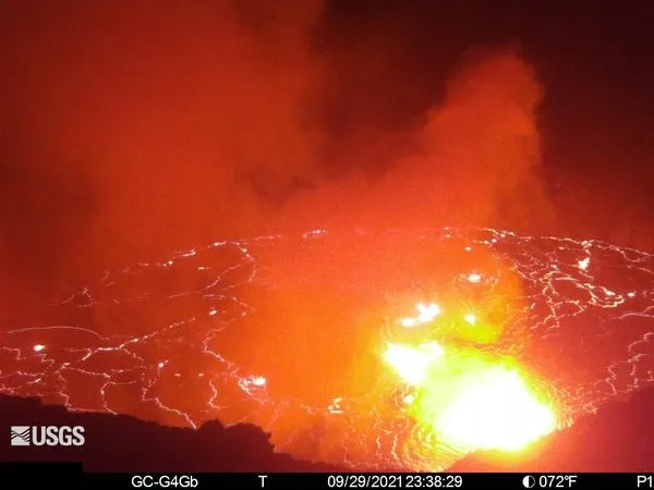 ▲▼夏威夷幾勞亞火山噴發。（圖／翻攝自USGS官網）