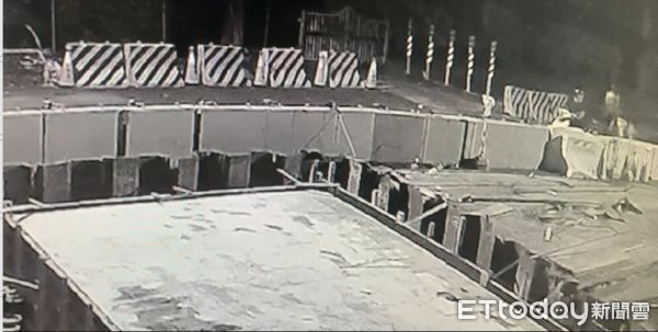 ▲毀損施工警示燈具，被東港警方循線查獲             。（圖／民眾提供，以下同）