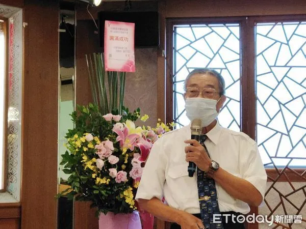 ▲海洋大學教授吳榮貴在中華海洋事業協會會員大會上做專題演講。（圖／業者提供）