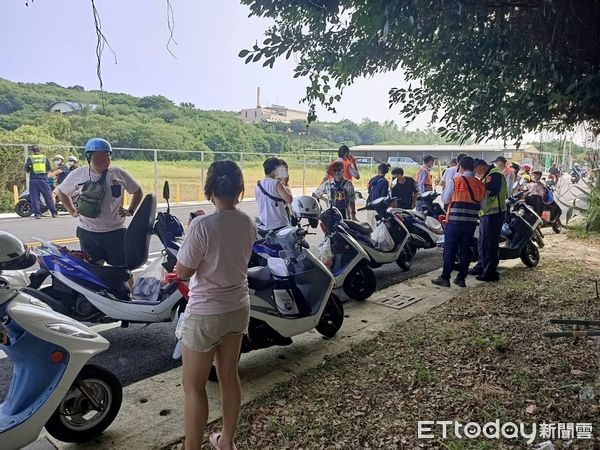 ▲東港警分局會同屏東監理站至小琉球執行聯合稽查作業             。（圖／記者陳崑福翻攝，以下同）