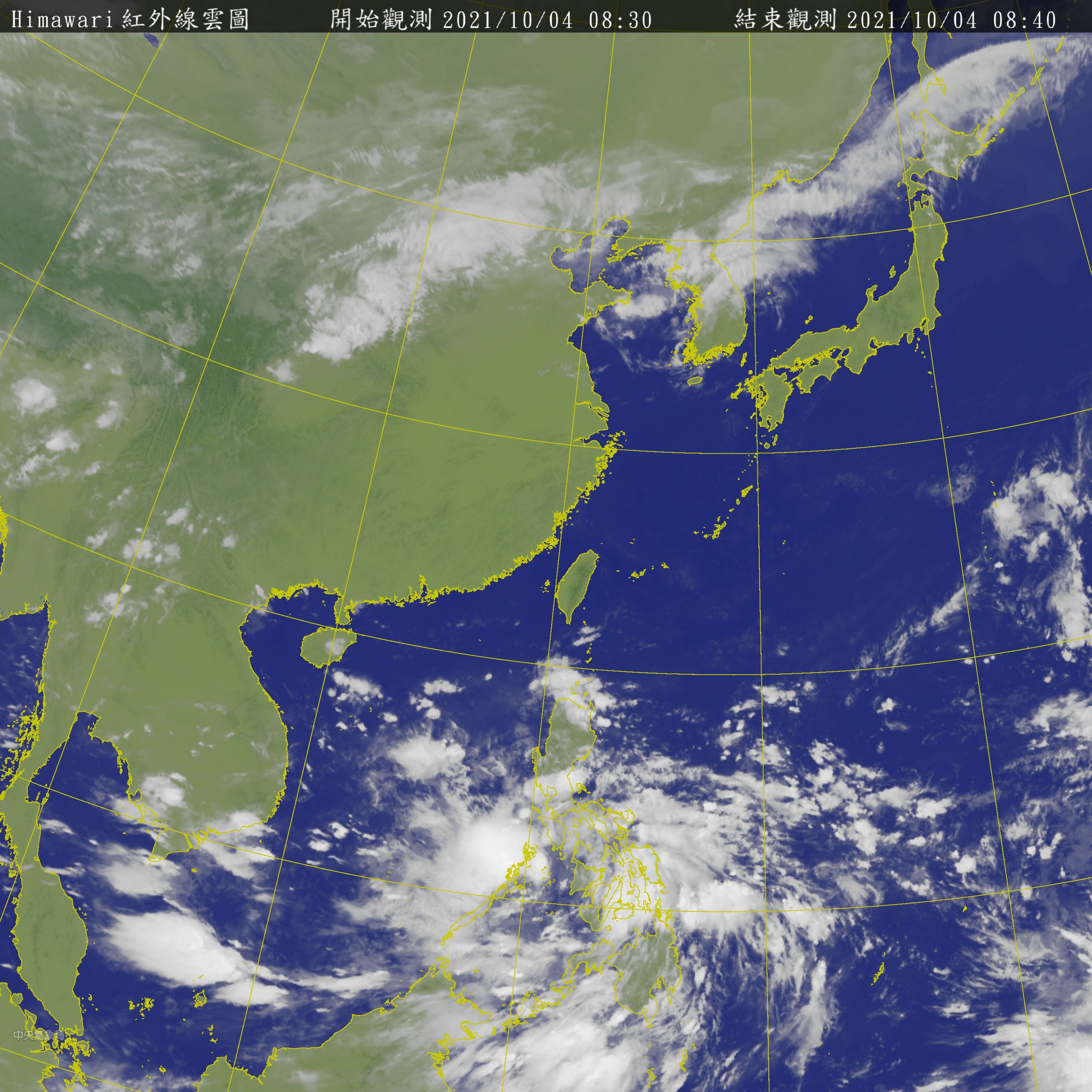 天氣圖。（圖／氣象局）