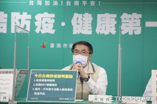 ▲台南市長黃偉哲表示，「安穩僱用計畫2.0」，台南市特別延長至2022年6月底，幫助雇主及勞工渡過難關。（圖／記者林悅翻攝，下同）